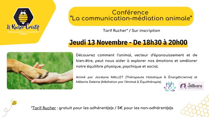visuel conférence Le Rucher Créatif
