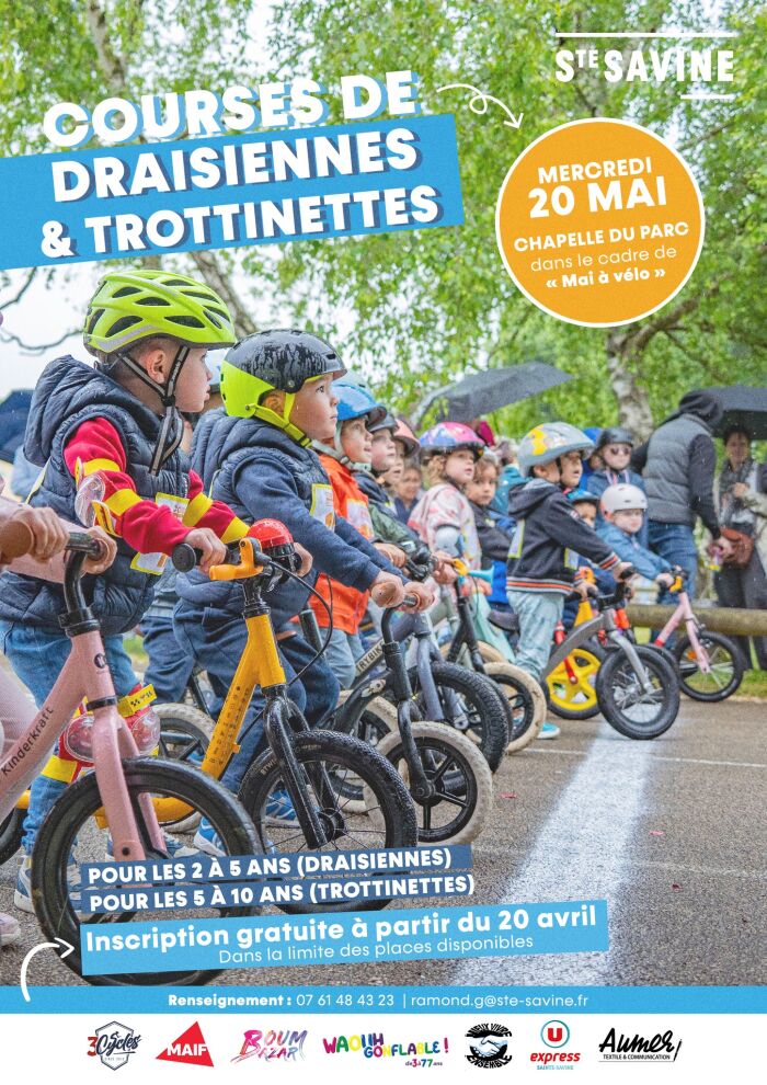 20 mai - course de draisiennes et trottinettes.jpg Ville de Sainte-Savine