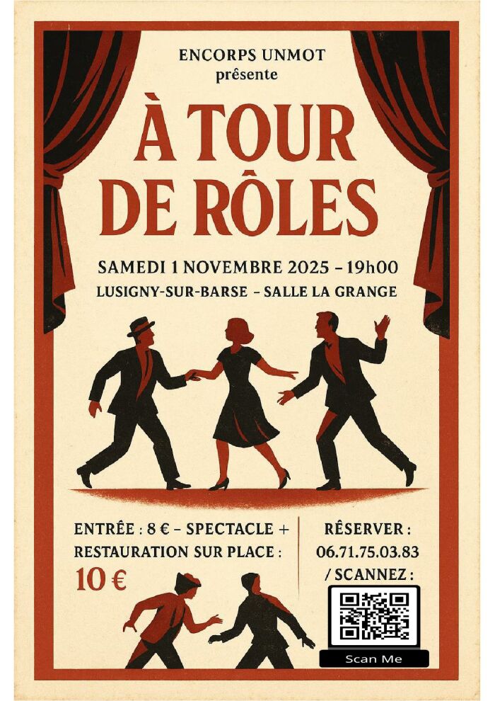 Théâtre - À tour de rôles_Lusigny-sur-Barse © Encorps Unmot