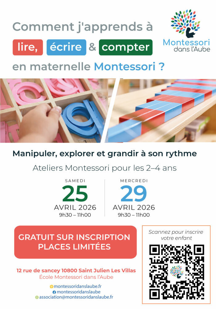 Ateliers Montessori Montessori dans l'Aube