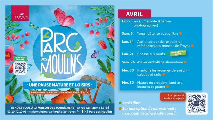 Visuel animations avril Ville de Troyes