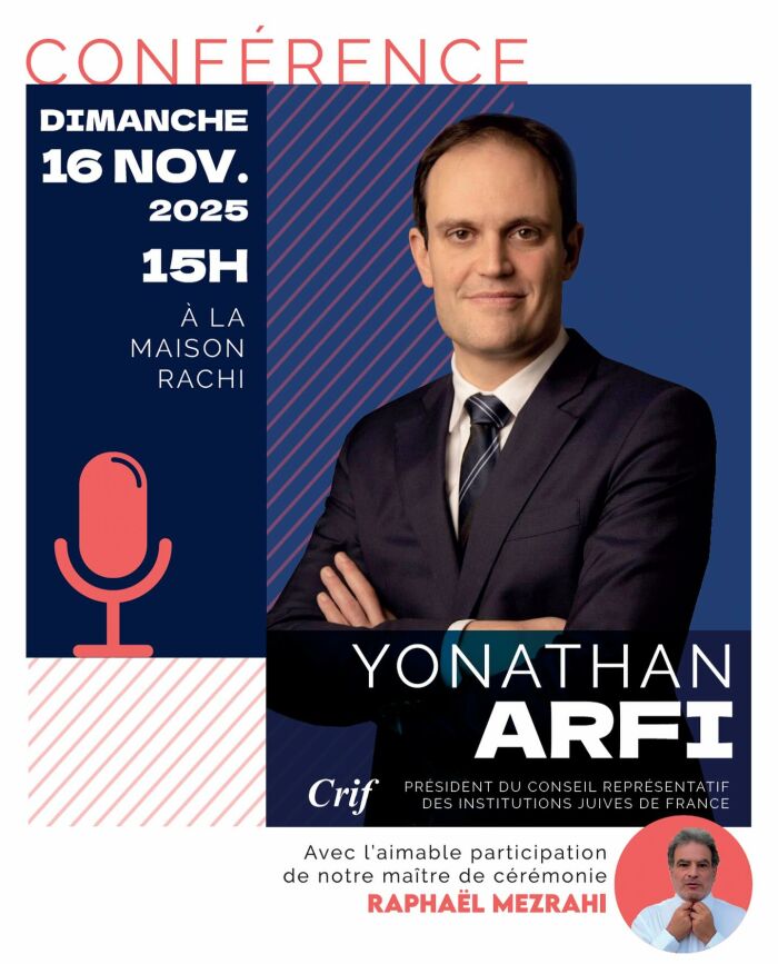 Conférence Yonathan Arfi_Troyes Maison Rachi Conférence Yonathan Arfi_Troyes Maison Rachi