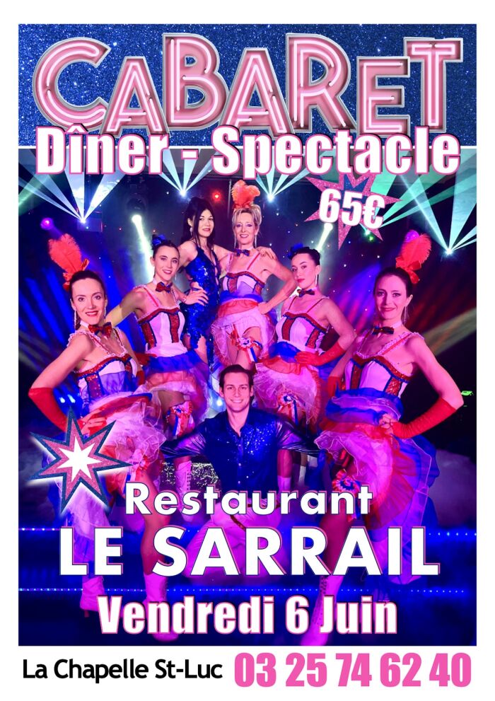 Affiche Cabaret Show LE SARRAIL