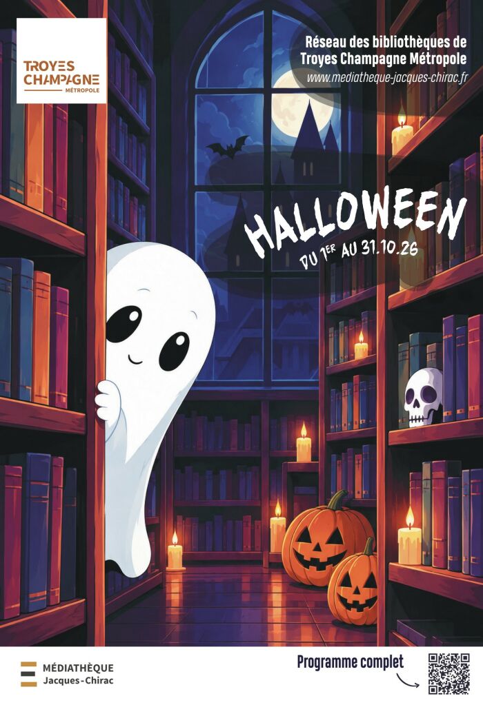 Halloween dans les bibliothèques de Troyes Champagne Métropole_Troyes Troyes Champagne Métropole