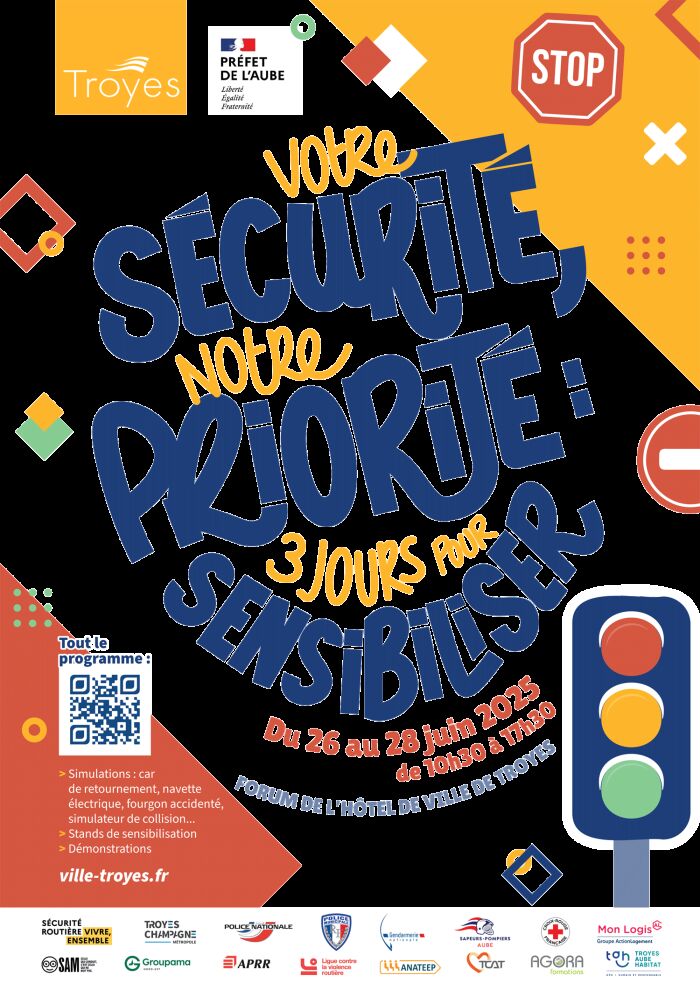 Sécurité routière : 3 jours pour sensibiliser…_Troyes Ville de Troyes