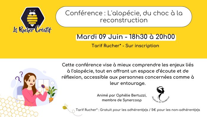 affiche conférence Le Rucher Créatif