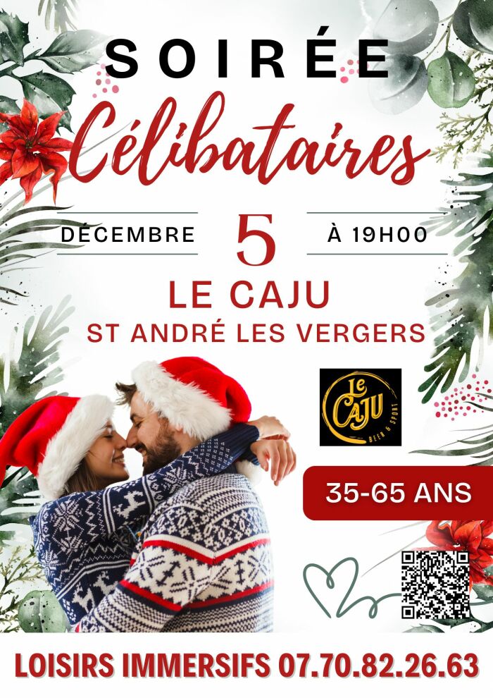 Le Bal de Noël des Célibataires – Chic & Élégant_Saint-André-les-Vergers Loisirs Immersifs