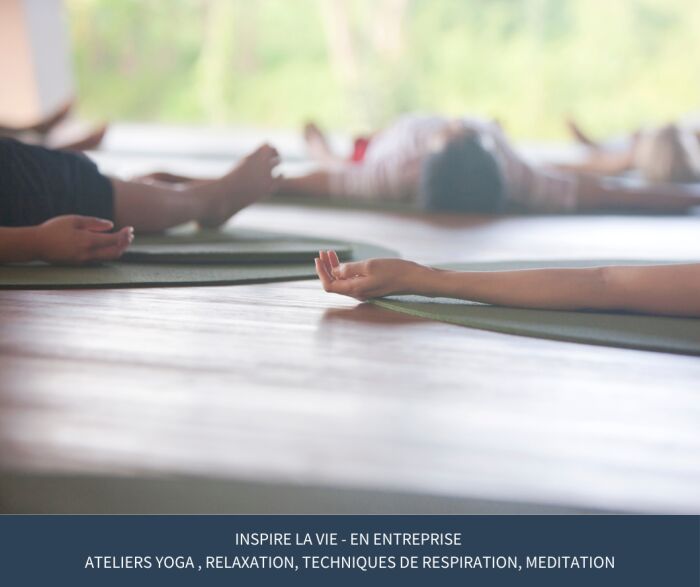 Inspire la vie - Yoga en entreprise Troyes et AUBE Canva / P. Lanier