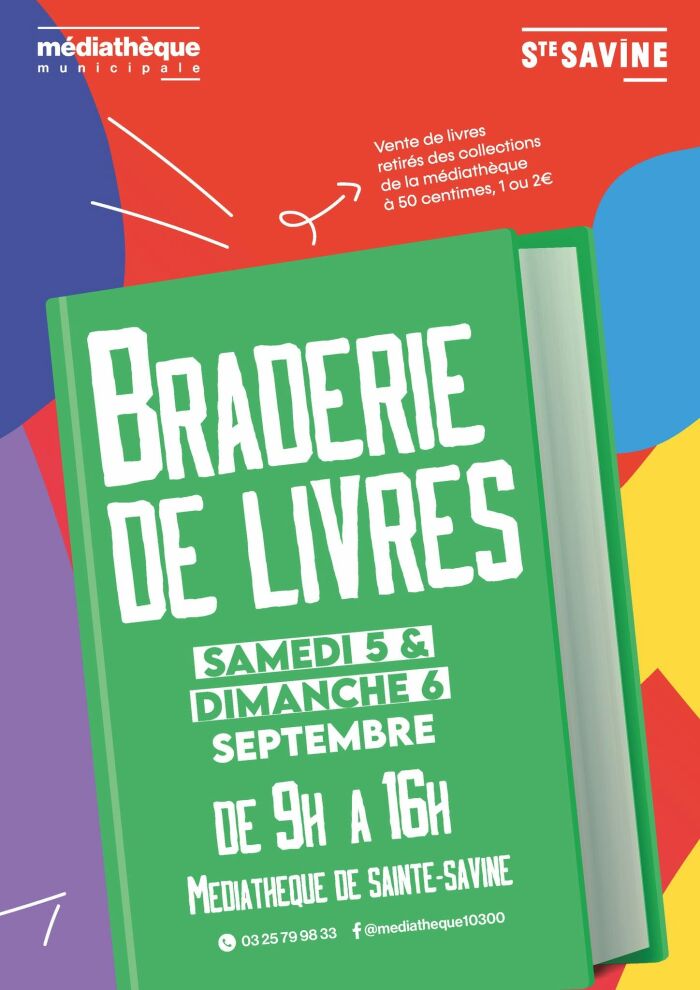 Braderie de livres_Sainte-Savine Ville de Sainte-Savine