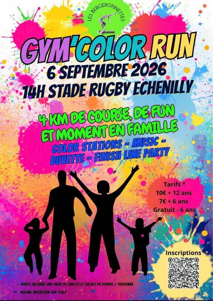 Gym' Color Run_Saint-André-les-Vergers Les Bergeronnettes