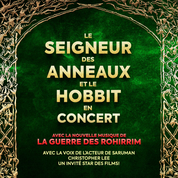Affiche seigneur des anneaux & hobbit Communication Le Cube Troyes