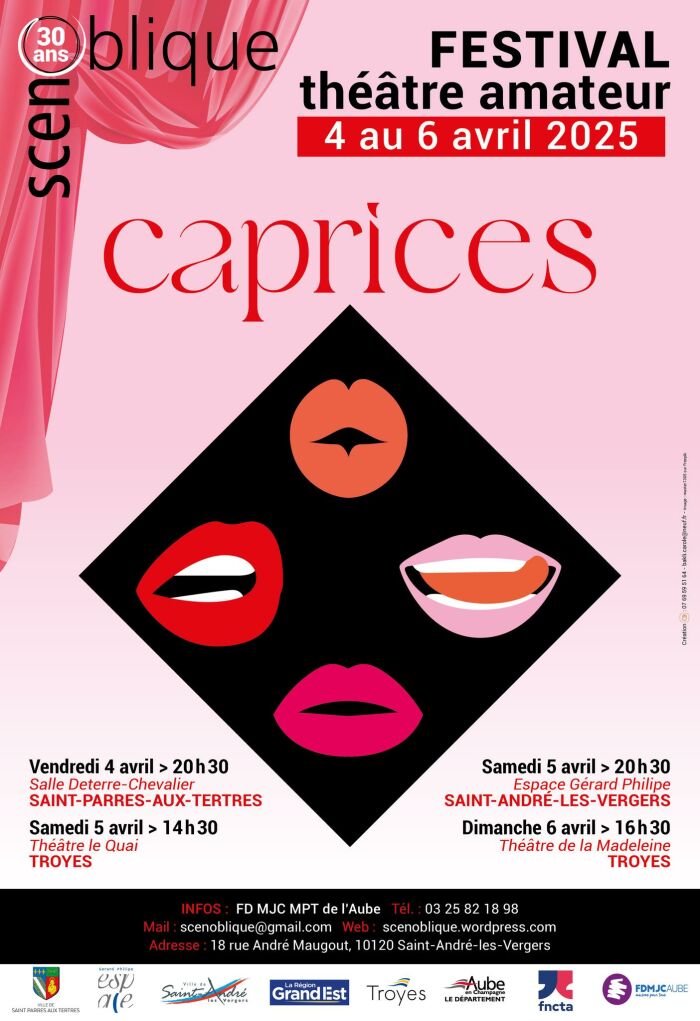 Scenoblique - Festival de théâtre amateur_Saint-Parres-aux-Tertres © Carole Bakli - Image : Freepik