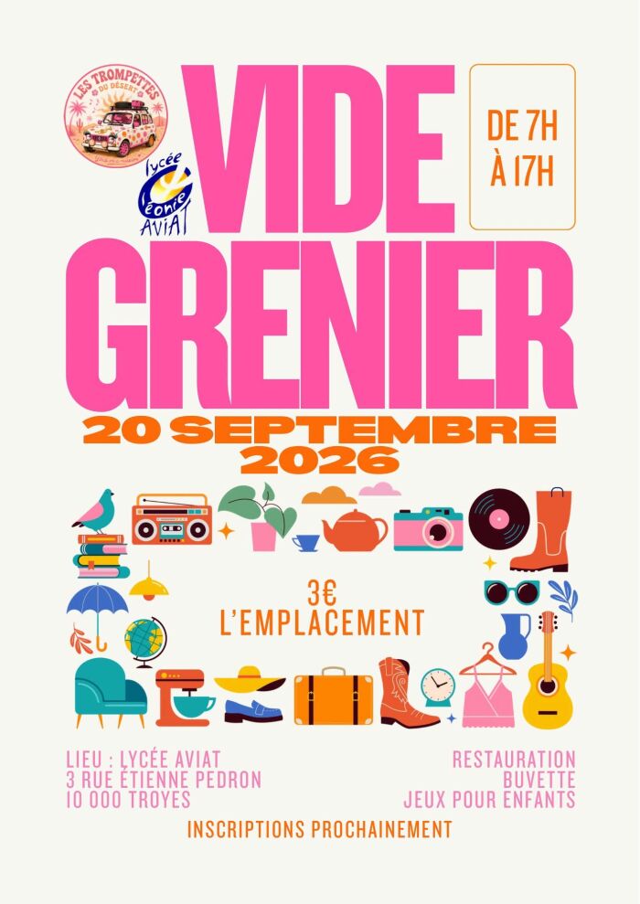 Vide-greniers_Troyes Lycée Aviat