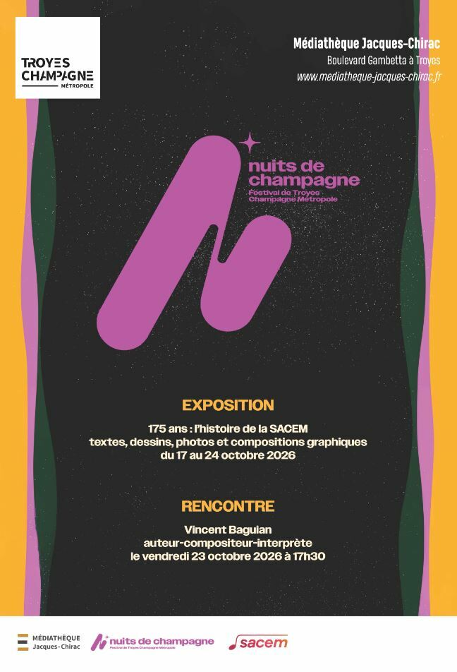 La Médiathèque Jacques-Chirac au rythme des Nuits de Champagne_Troyes Troyes Champagne Métropole