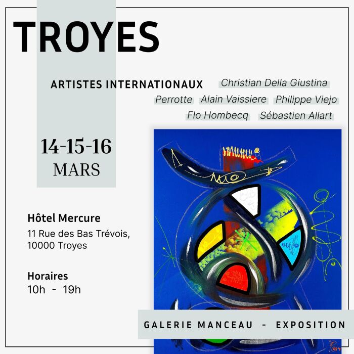Exposition d'art contemporain_Troyes Galerie Manceau