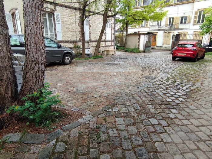 Cours pavées. Verniquet Alain