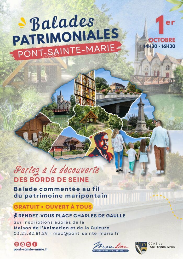 Balades patrimoniales : à la découverte de Pont-Sainte-Marie_Pont-Sainte-Marie Ville de Pont Sainte-Marie