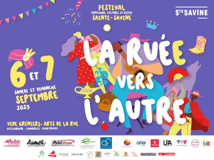 Affiche bandeau ruée vers l'autre © Mairie de Sainte Savine
