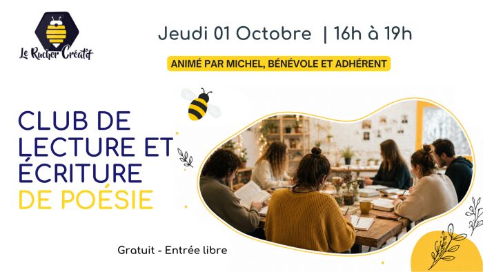 Club de lecture et écriture de poésie Le Rucher Créatif