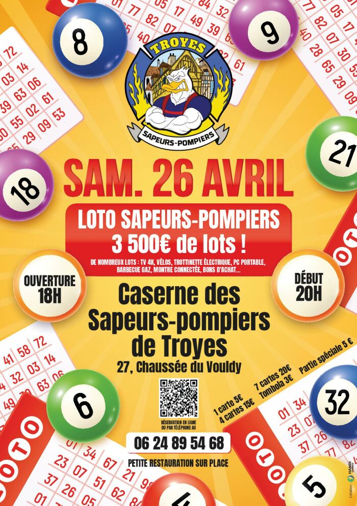 Loto des Sapeurs-Pompiers_Troyes © Handi Conseils