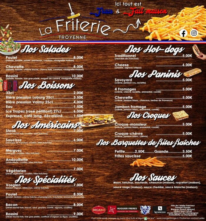 Carte La Friterie Troyenne.jpg La Friterie Troyenne
