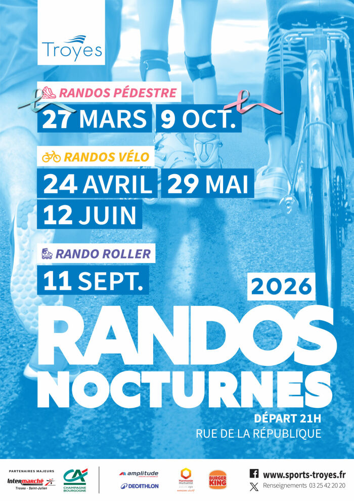 affiche rando roller Sports troyes - Ville de Troyes