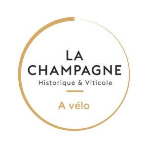 Die Champagne auf dem Fahrrad