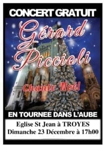 Concert gratuit Gérard Piccioli