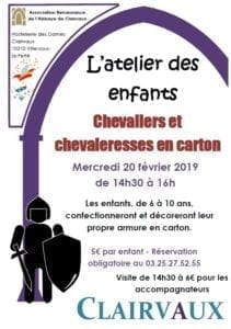 Chevaliers et Chevaleresses en carton