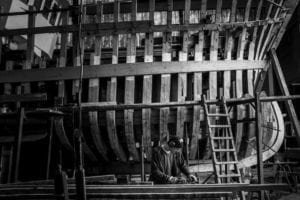 Exposition : Chroniques de chantiers navals © Erwan Dimey