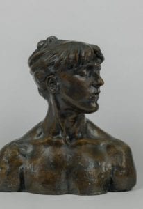 Camille CLAUDEL, Jeune Femme aux yeux clos, vers 1885. Nogent-sur-Seine, musée Camille Claudel © Marco Illuminati