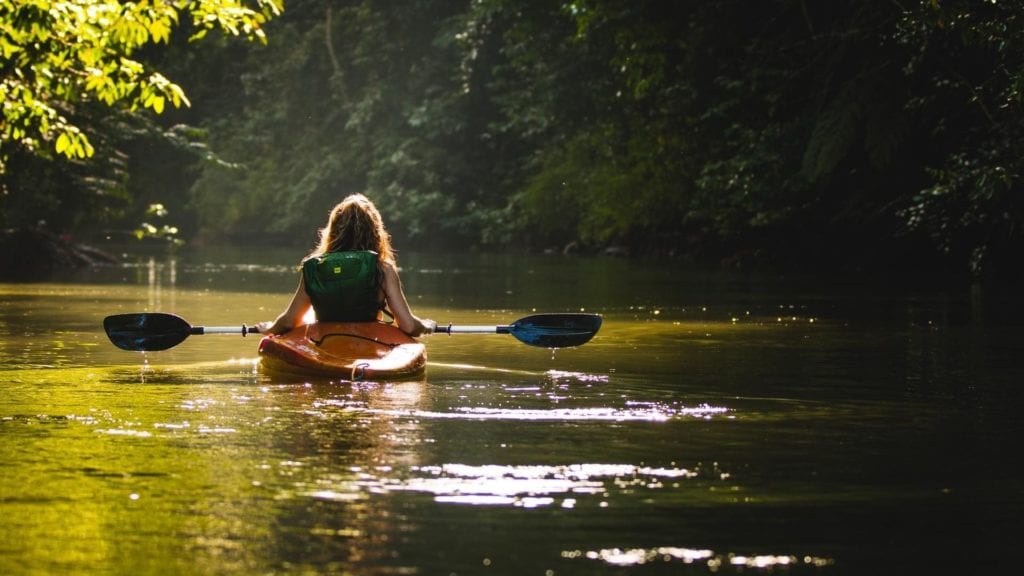 Géocaching en Kayak