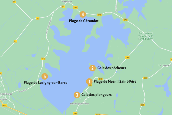 Kitesurfing map