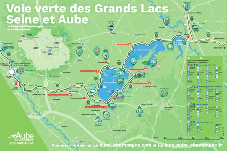 Cyclotourisme Les voies vertes Aube Champagne