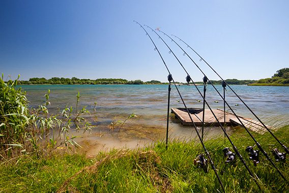 Pêche sur le Lac Amance