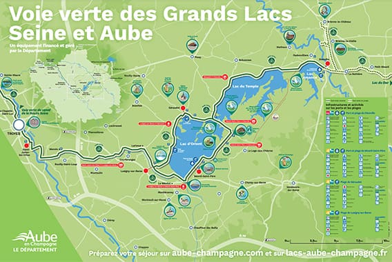 Carte des Voies vertes