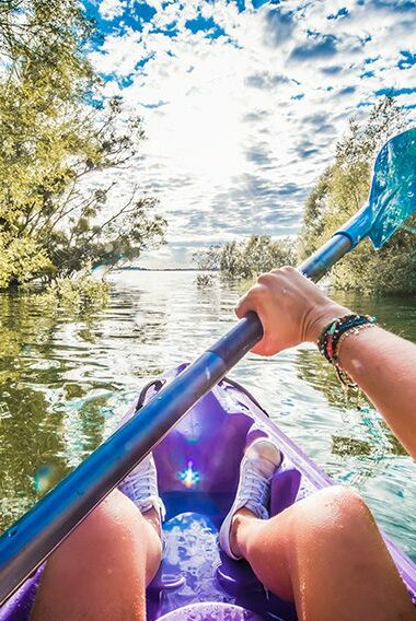 kayak en forêt immergée - © Le Bonheur des Gens