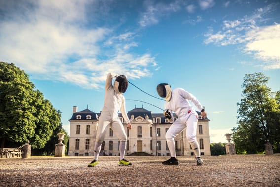 Escrime-Château de Vaux
