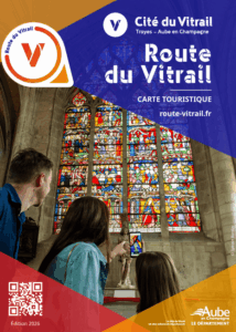 Route du vitrail - carte touristique